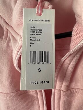 Vineyard Vines Flamingo Pink Hoodie Sweatshirt